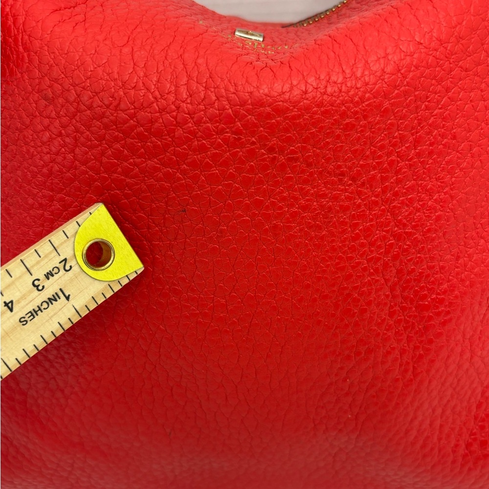 kate spade Bright Red Leather Tassel Hobo Shoulder Bag - Picture 12 of 13